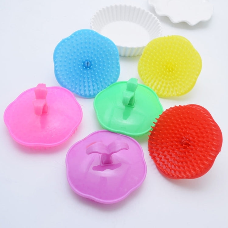 12 PCS Shampoo Brush Adult Scalp Massage Brush Soft Glue Bathroom Shampoo Comb,Random Color Delivery, Scalp Massage Brush