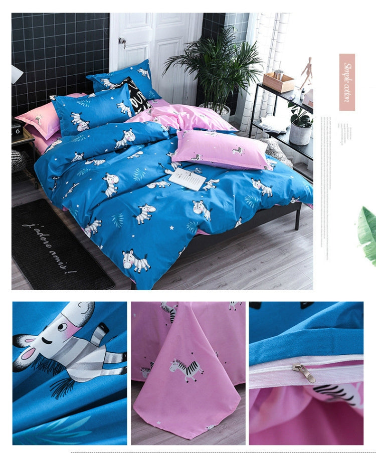 Bedding Set Luxury Family Set Sheet Duvet Cover Pillowcase, 1.2m Three-piece bedsheet, 1.5m Four-piece bedsheet, 1.8m Four-piece bedsheet, 2m Four-piece bedsheet, 2.2m Four-piece bedsheet