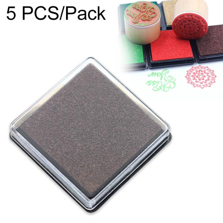 2 PCS Creative Color Ink Pad Small Ink Pad, Size:4x4cm