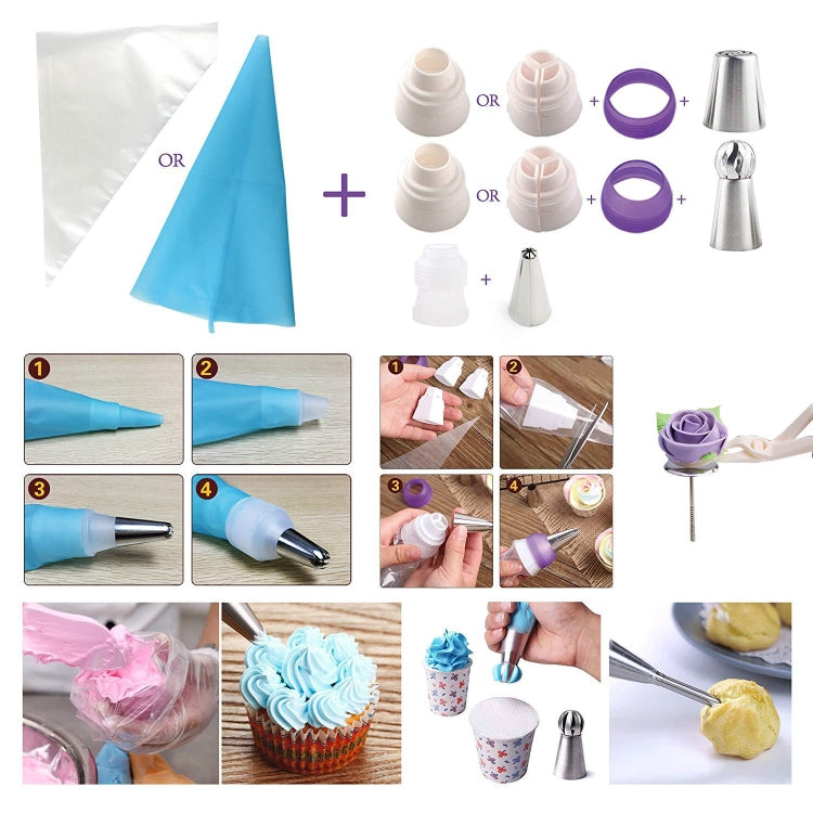 88 in 1 Decorating Mouth Set Cake Baking Jewelry Set, 88 PCS/Set