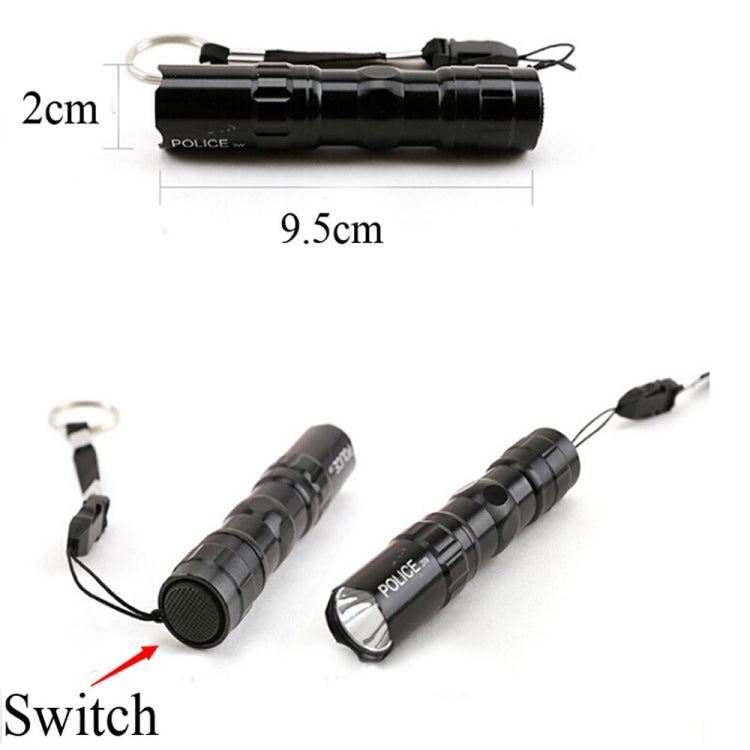 Mini Super Bright Tactical Flashlight Waterproof Small Torch Light with Keychain