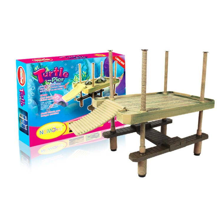 Large Amusement Park Turtle Sunbathing Platform Floating Island Turtle Tank Tandscape, Large
