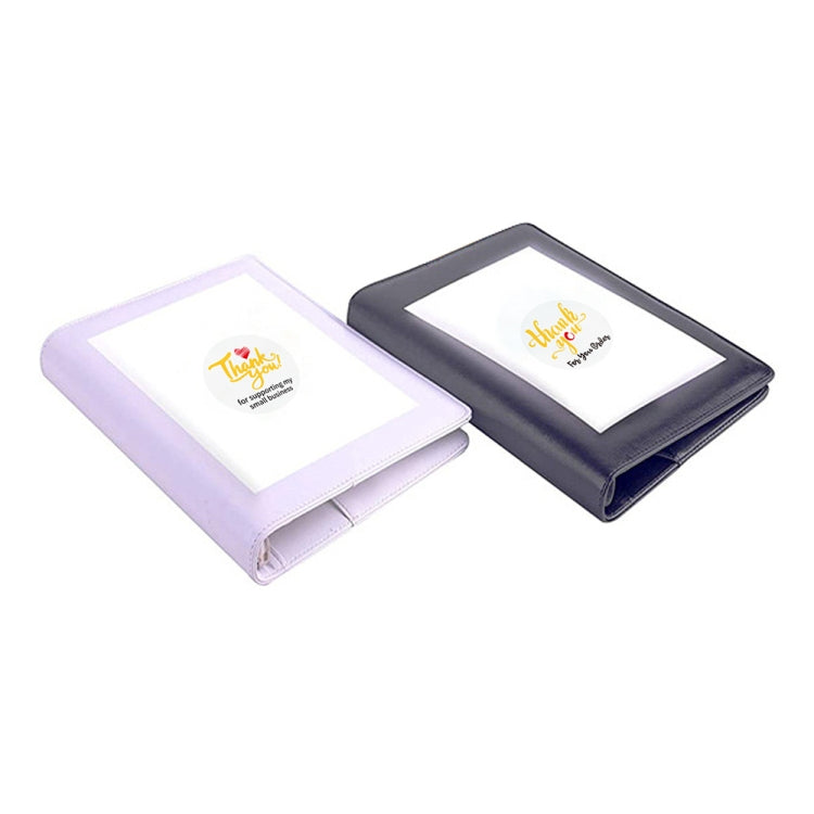 Transparent Hot Stamping Thank You Sticker Wedding Gift Decoration Label Envelope Seal Sticker, 2.5cm / 1inch