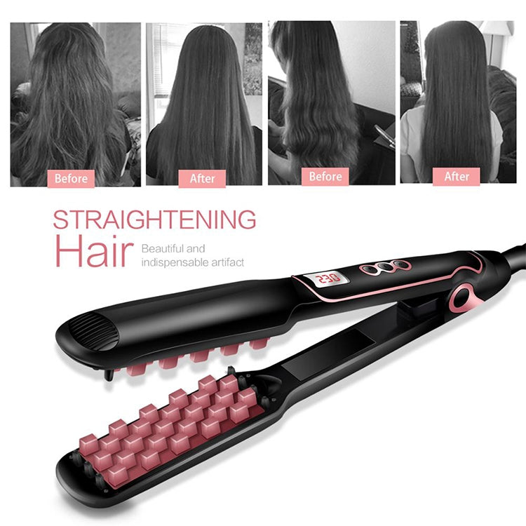 Multi-functional Long & Short Hair Styling Iron Ceramic Tourmaline Volumizing Hair Iron, US, EU, CN
