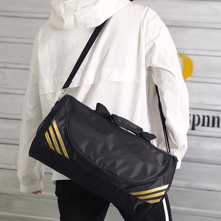 Leisure Sports Fitness Bag Men And Women One-Shoulder Diagonal Portable Cylindrical Travel Bag, Large, Small