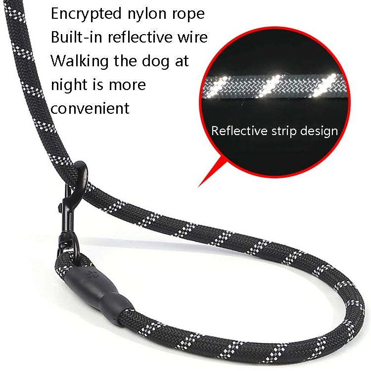 Pet Supplies Reflective Dog Pull Rope, Size:, Length 150cm Thick 1.2cm, Long 150cm Thick 0.8cm, Long 200cm Thick 1.2cm, Long 200cm Thick 0.8cm, Long 300cm Thick 1.2cm, Length 300cm Thick 0.8cm