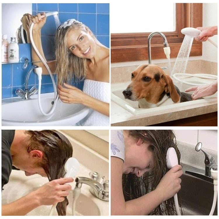 Round Shape High Pressure Handheld Shower Head Water Saving Bathroom Accessories, Round Shower
