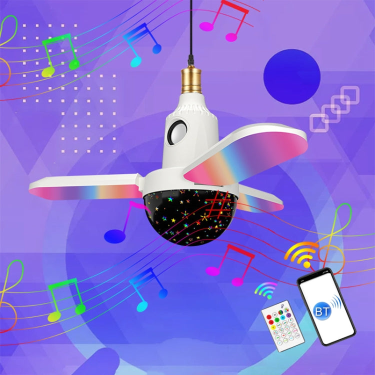 ZSCPH-001 40W Multifunctional Bluetooth RGB Colorful Three-Leaf Music Atmosphere Light, Size:, L (Star), S (Star), L (Magic Ball), S (Magic Ball)