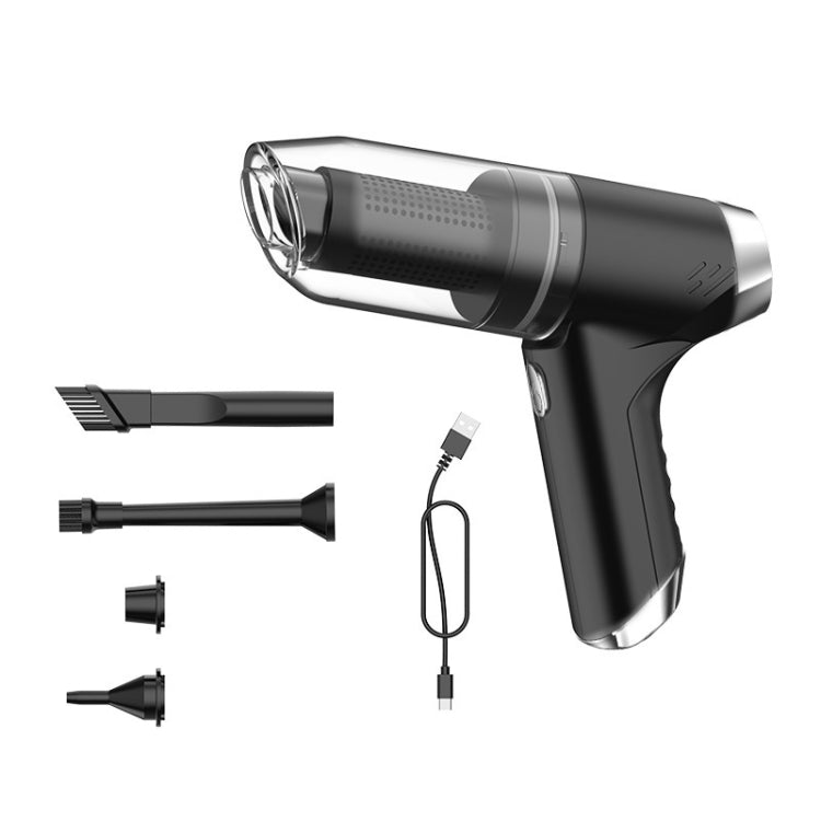 SUITU ST-6671 Wireless Car Vacuum Cleaner Small Handheld Blowing and Suction Dual Use, Style:, Basic Model Black, Basic Model White, Basic Model Black+Floor Brush, Basic Model White+Floor Brush, Brushless Silver Gray, Brushless Dark Green