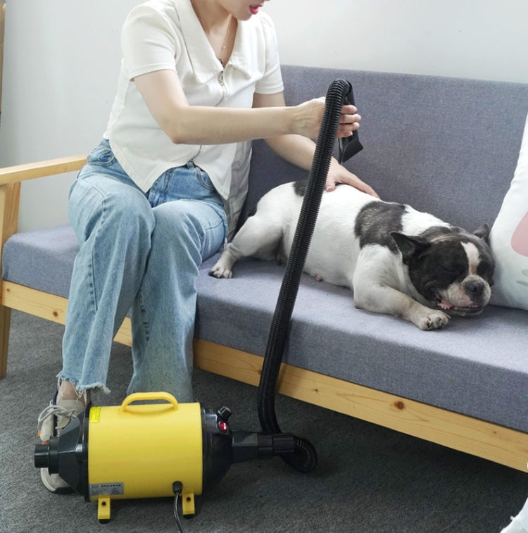 2100W Dog Dryer Stepless Speed Pet Hair Blaster With Vacuum Cleaner 220V AU PLug(Pure Pink)