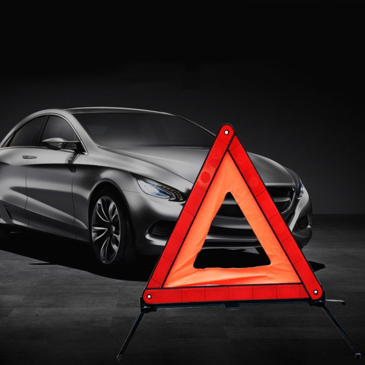 Foldable Car Warning Sign Tripod Automobile Emergency Reflective Triangular Holder