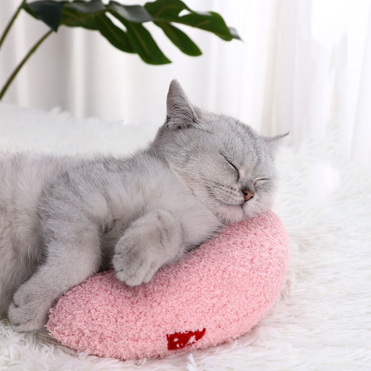 U-Shaped Pillow For Cats Pet Dog Sleeping Pillow Cushion(Yellow)