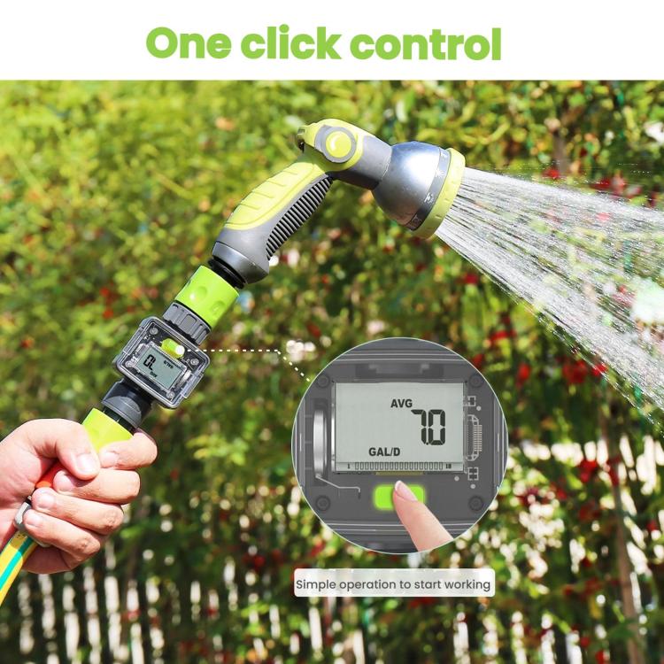 RainPoint Water Flow Data Measurement Sensor, Water Flow Sensor