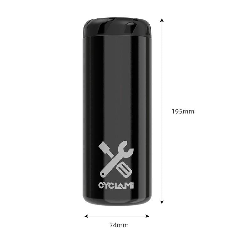 CYCLAMi Bicycle Repair Tool Canister Portable Water Bottle-Style Storage Can