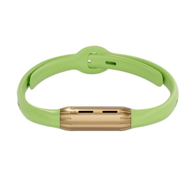 Portable Outdoor Plant Essential Oil Mosquito Repellent Bracelet, Rose Gold With Green, Rose Gold With Purple, Rose Gold With Beige, Rose Gold With Black, Gunmetal Gray With Green, Gunmetal Gray With Purple, Gunmetal Gray With Beige