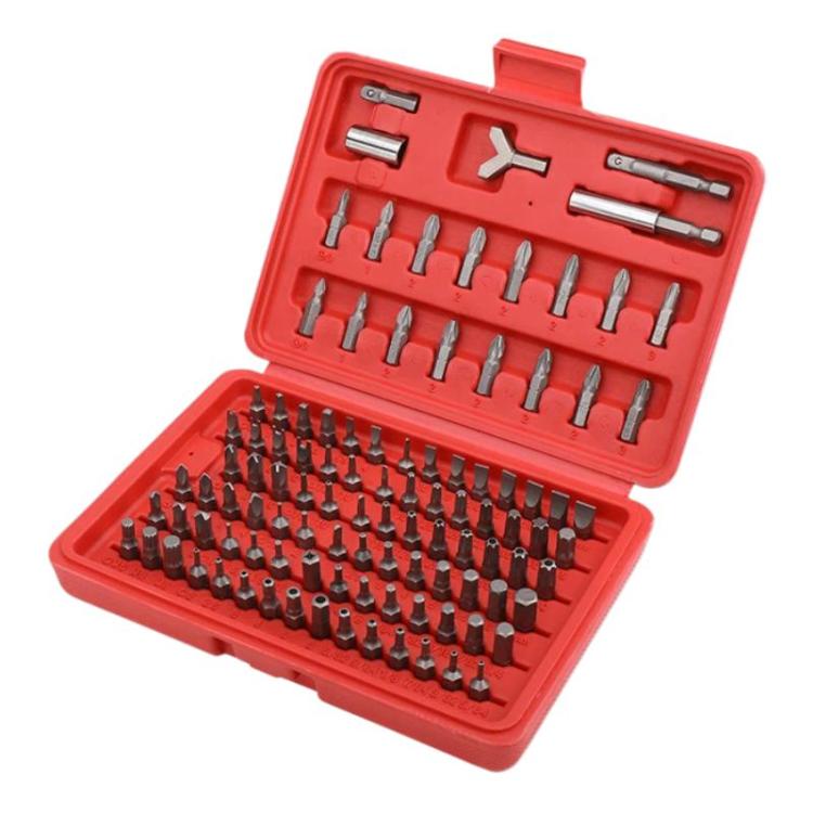 Chrome Vanadium Steel Screwdriver Bit Set, Slotted Phillips Hex Flower Screwdriver Bits, 100pcs / set, Hi-Spec 101pcs / set, 24pcs / set, 50pcs / set, 105pcs / set