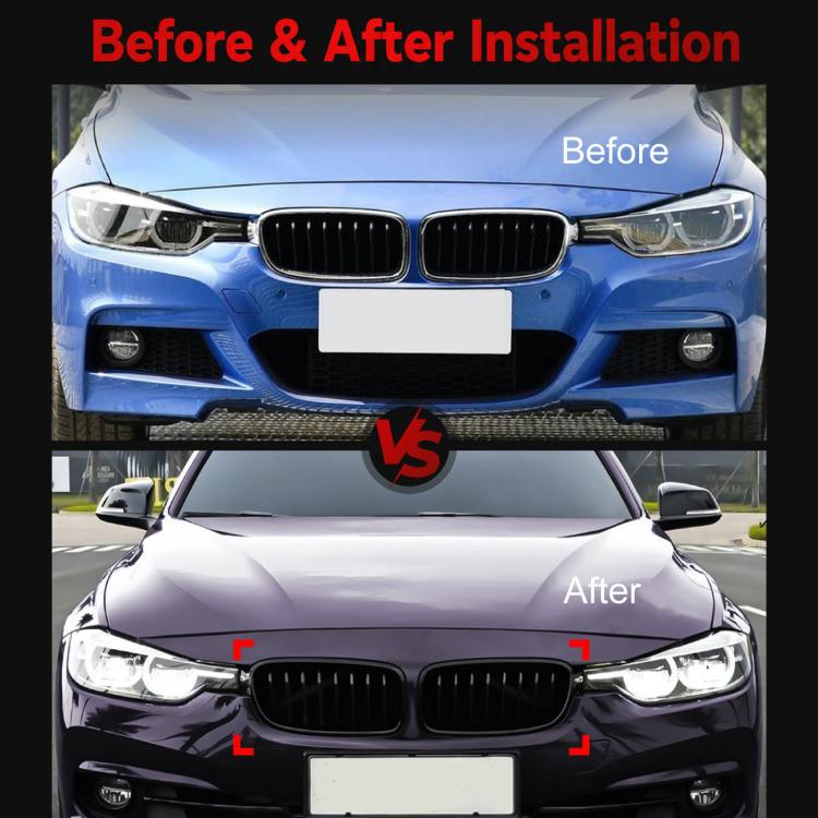 For BMW 3 Series F30 / F31 / F35 2013-2019 Front Grille, Single Line, Dual Line