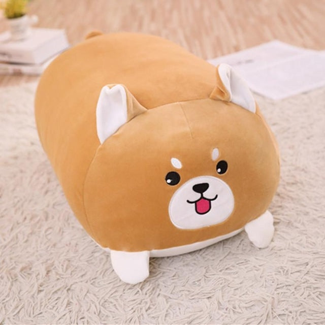 New Soft Animal Cartoon Pillow Cushion Cute Fat Dog Cat Totoro Penguin Pig Frog Plush Toy, 28cm, 60cm, 90cm