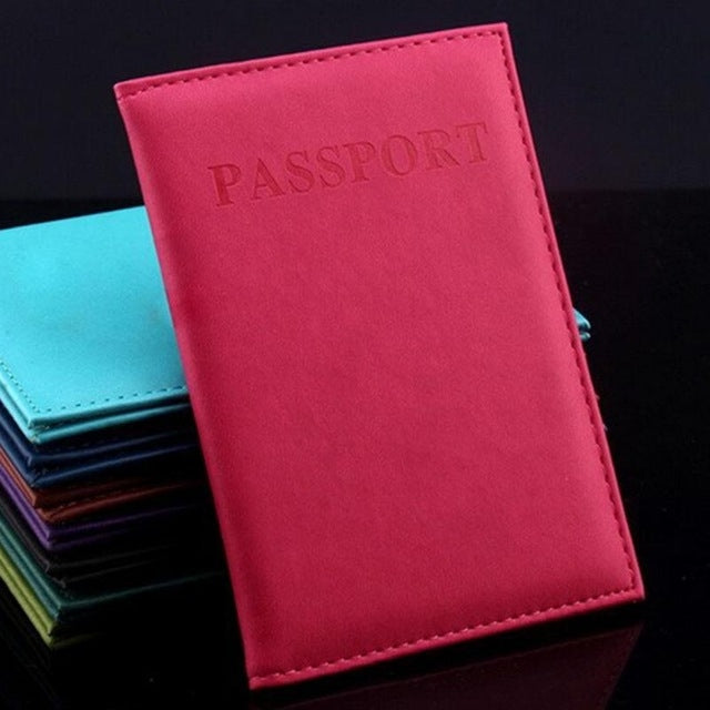 Artificial Leather Travel Passport Cover