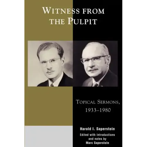 Witness from the Pulpit: Topical Sermons, 1933-1980