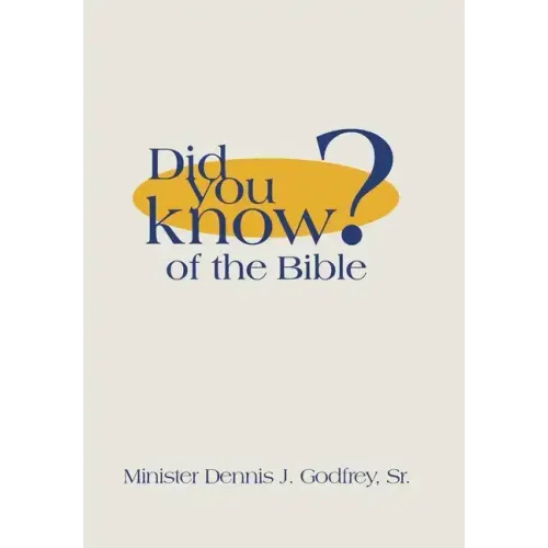 Did You Know? of the Bible