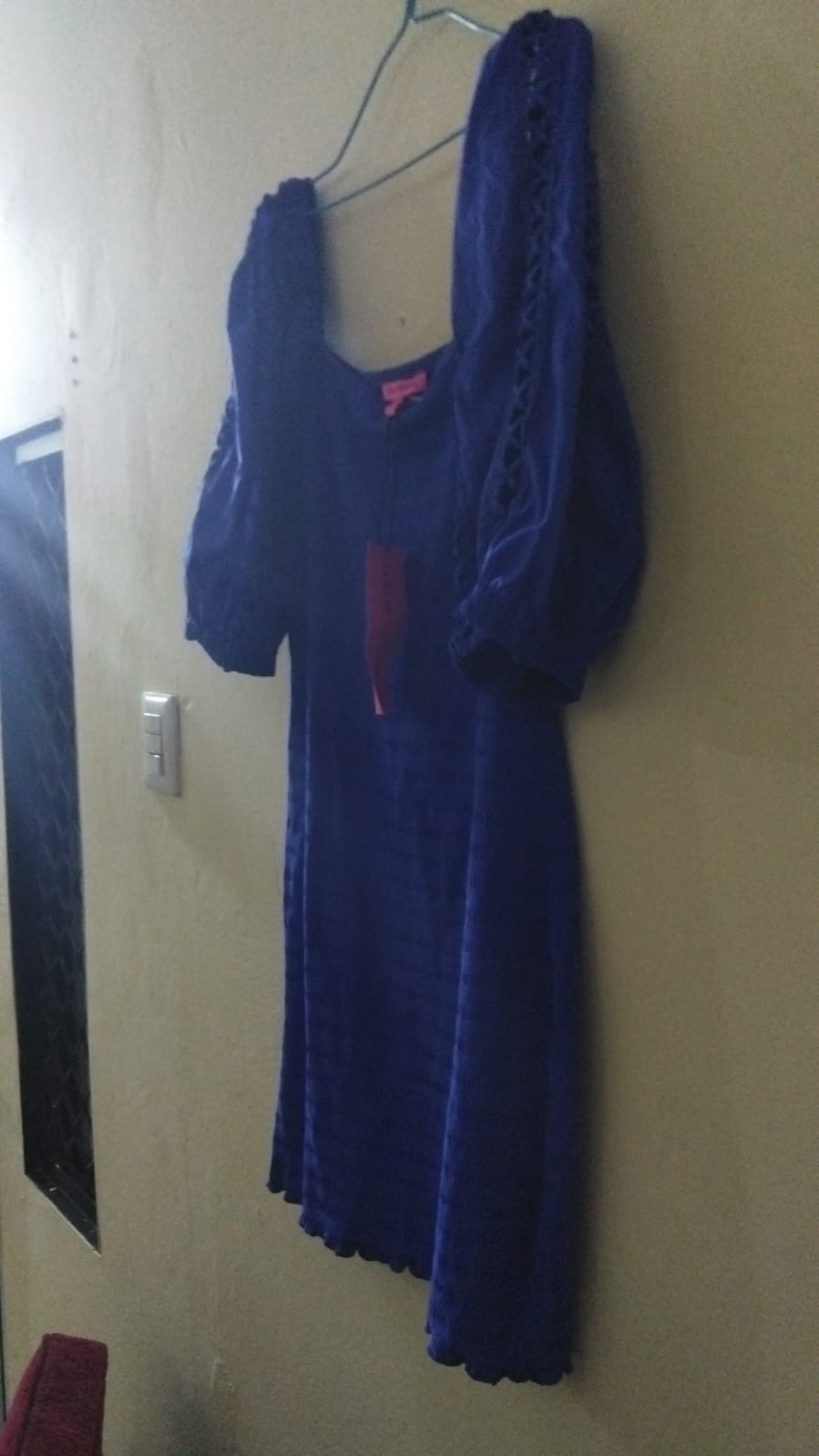 TRINI BLUE FITTED DRESS