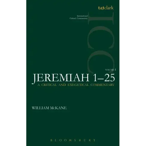 Jeremiah (ICC): Volume 1: 1-25