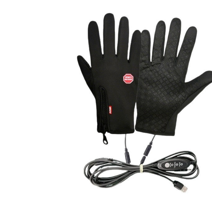 Fleece-lined Touchscreen Cycling Gloves