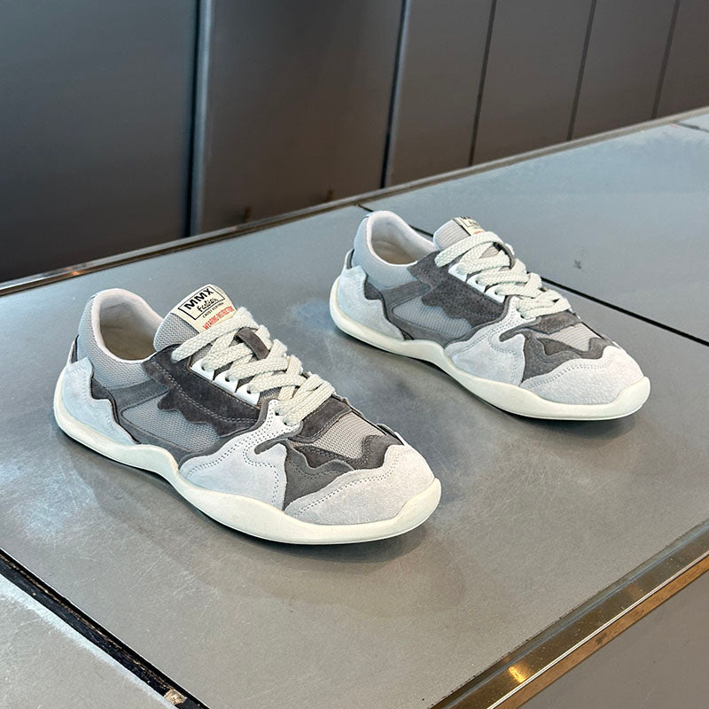 2026 Summer New Men's Cortez Style Shoes, Breathable Mesh, Trendy Fashionable Versatile Color Block Casual Skate Shoes