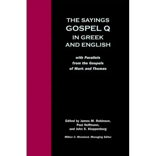 Sayings Gospel Q Greek English