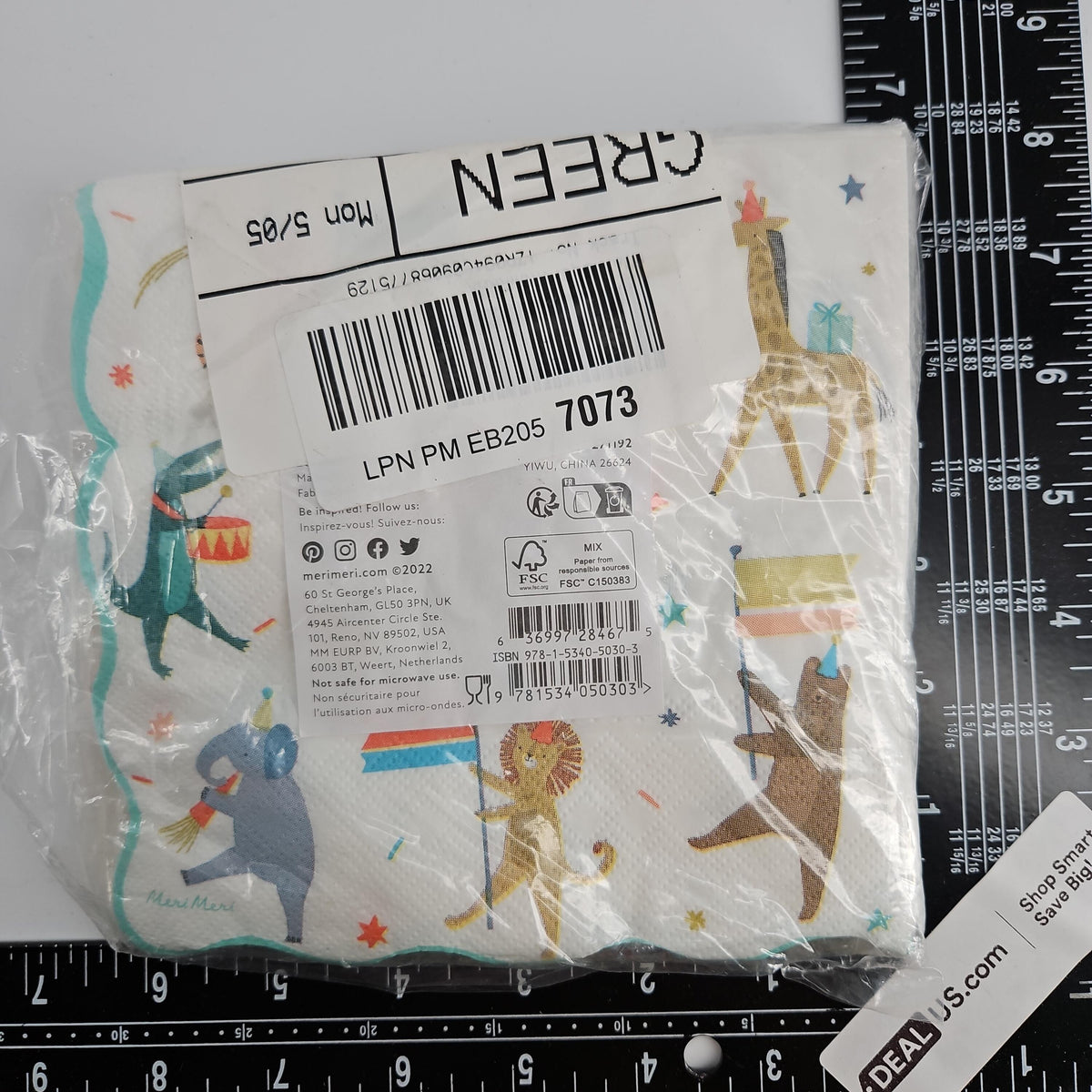 Meri Meri Animal Illustration Paper Napkins