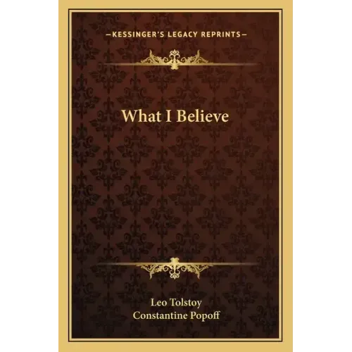 What I Believe