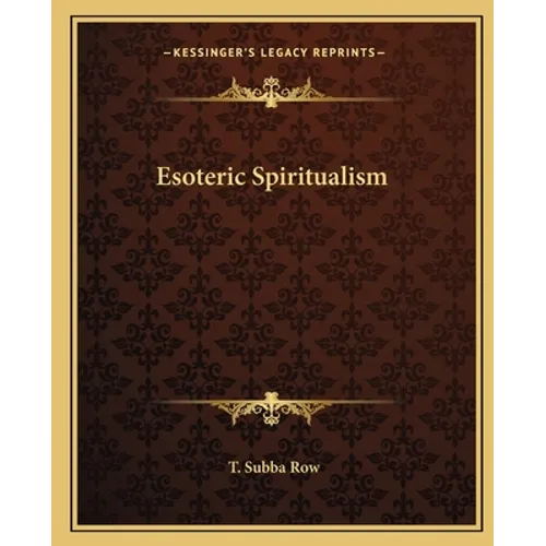 Esoteric Spiritualism