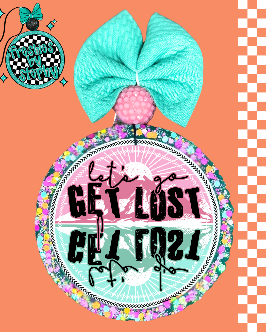 Let’s Go Get Lost Freshie | Road Trip Camping Air Freshener