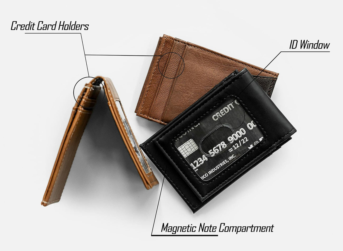 Rico Industries Front Pocket Brown 2.75x4.25