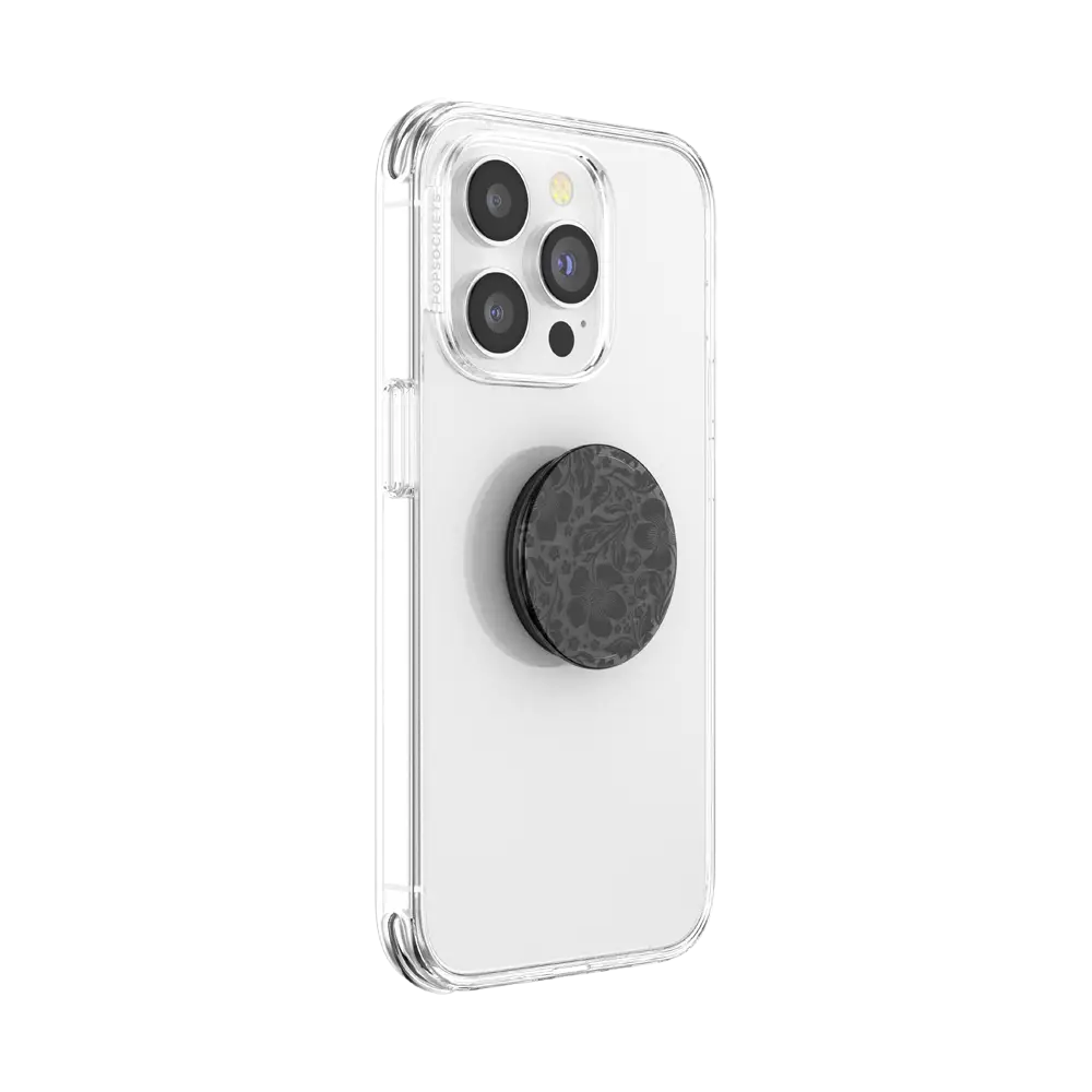 PopSockets Plant-Based Phone Grip - Black Lace