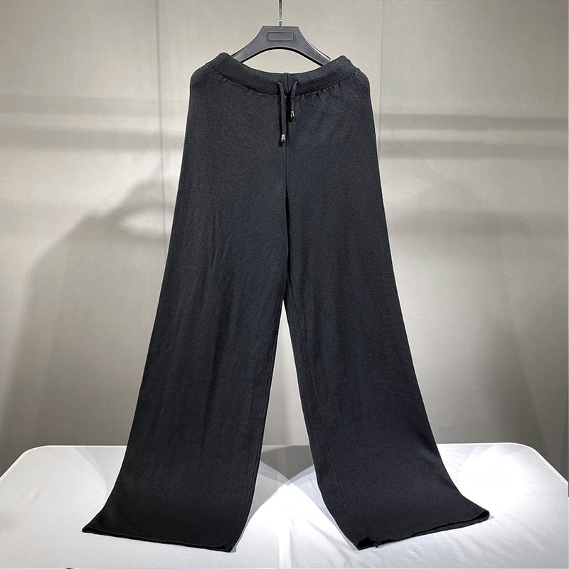 EtherealBe chic wide leg sweater pants set - Cozy Knit