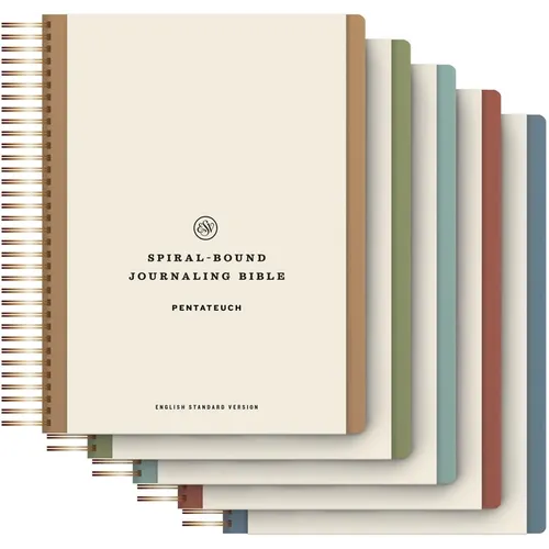 ESV Spiral-Bound Journaling Bible, Five-Volume Set (Hardcover)