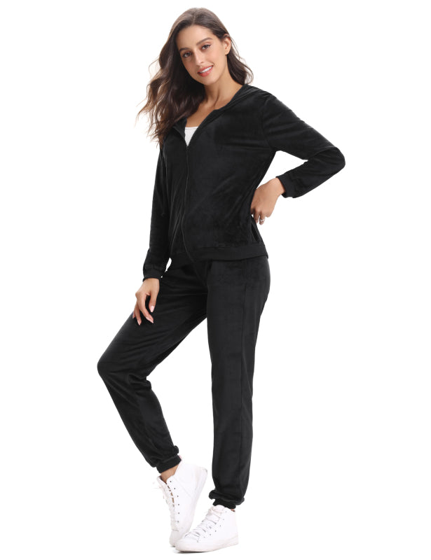 Casual/ Comfortable And Stylishwomen'S Velvet Suit