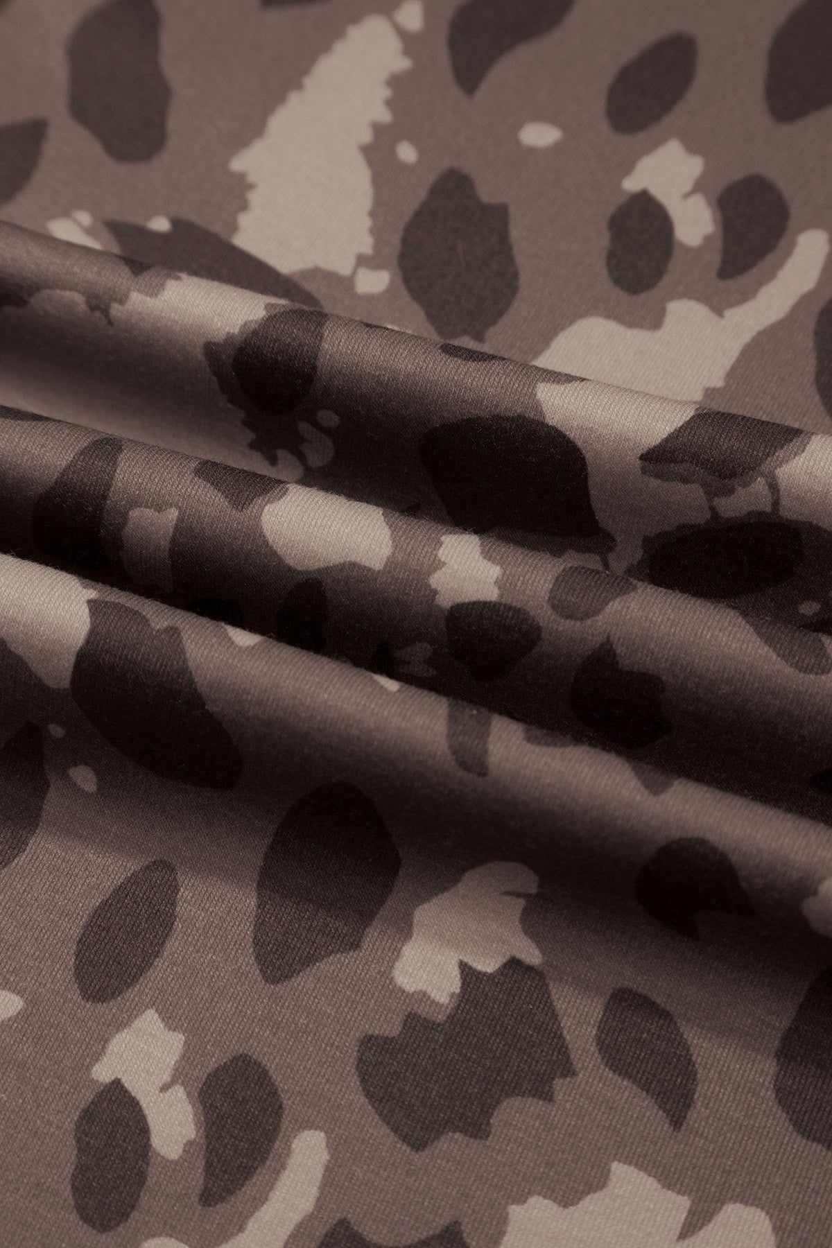 Camo & Leopard Ruffle Tiered Wide Leg Pants