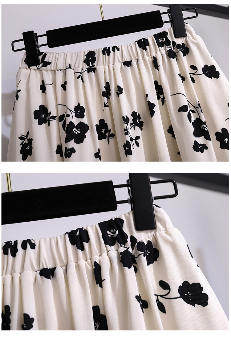 Women's Loose Plus Size Fashion Chiffon Skirt
