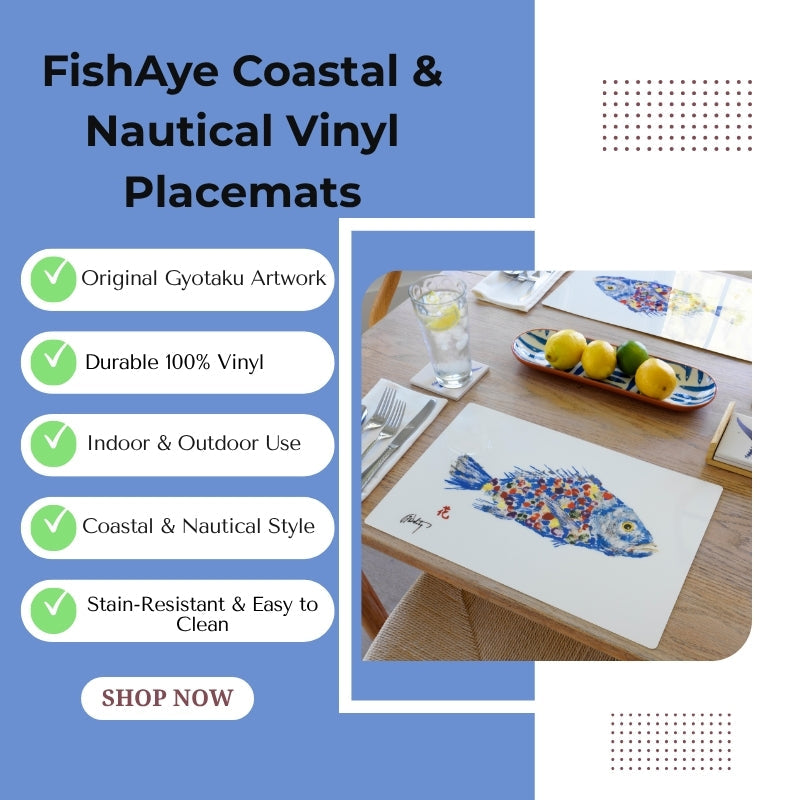 Grey Lobster Placemat | Nautical