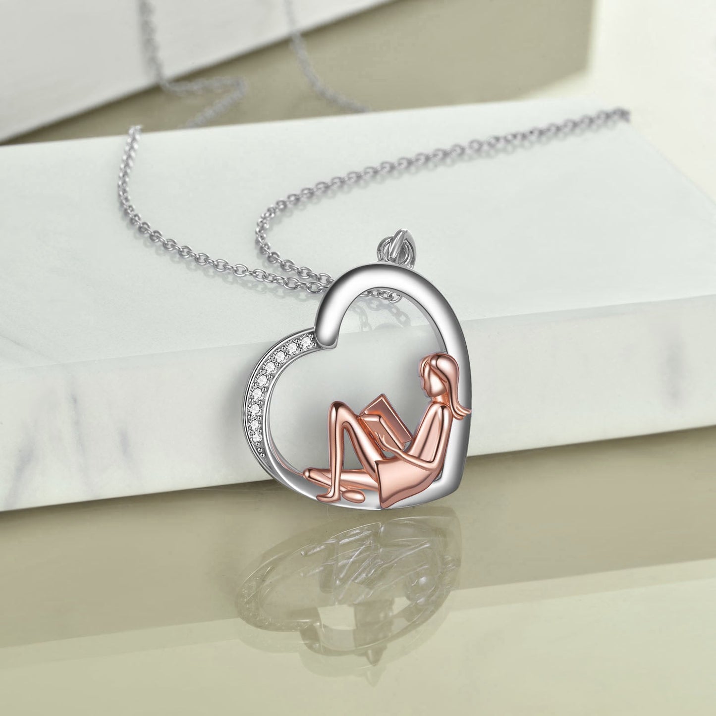 Sterling Silver Graduation Gifts College Graduation Heart Necklace