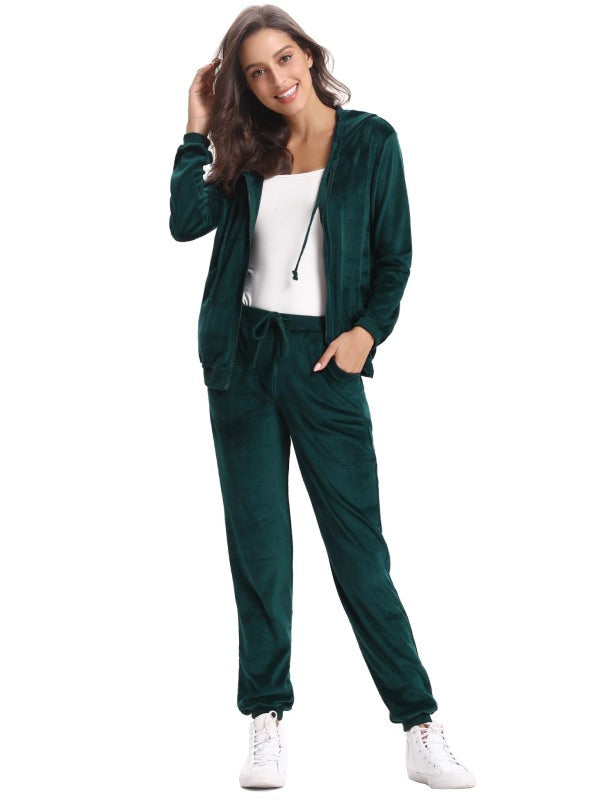 Casual/ Comfortable And Stylishwomen'S Velvet Suit