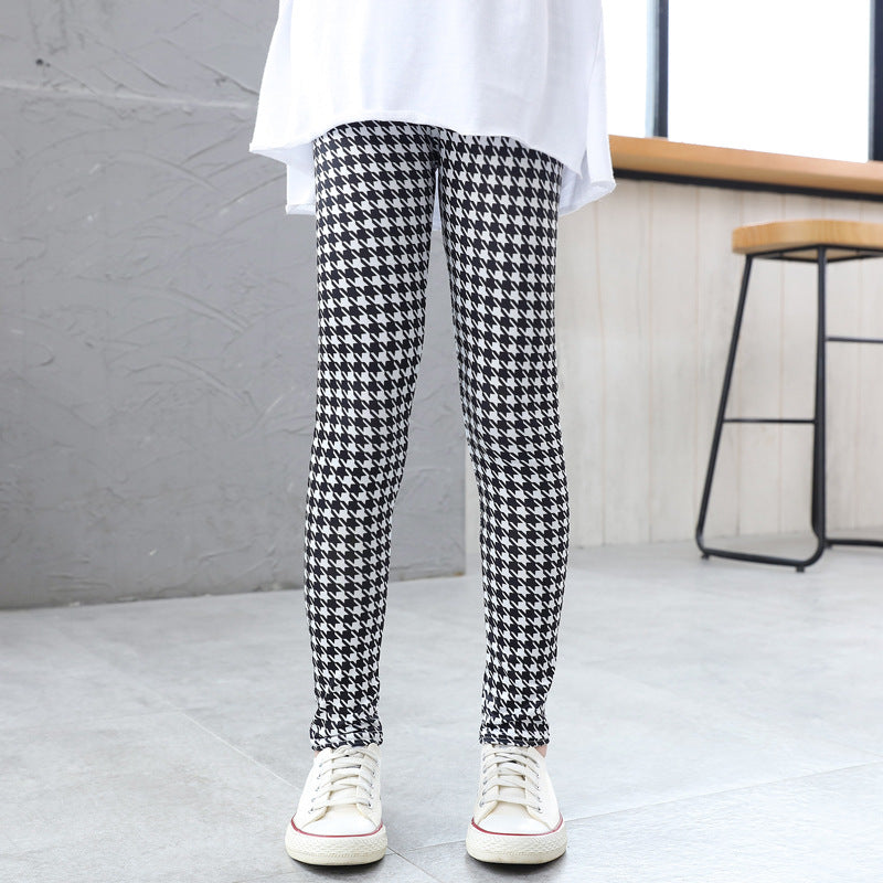 Summer Thin Stretchy Base Leggings For Children