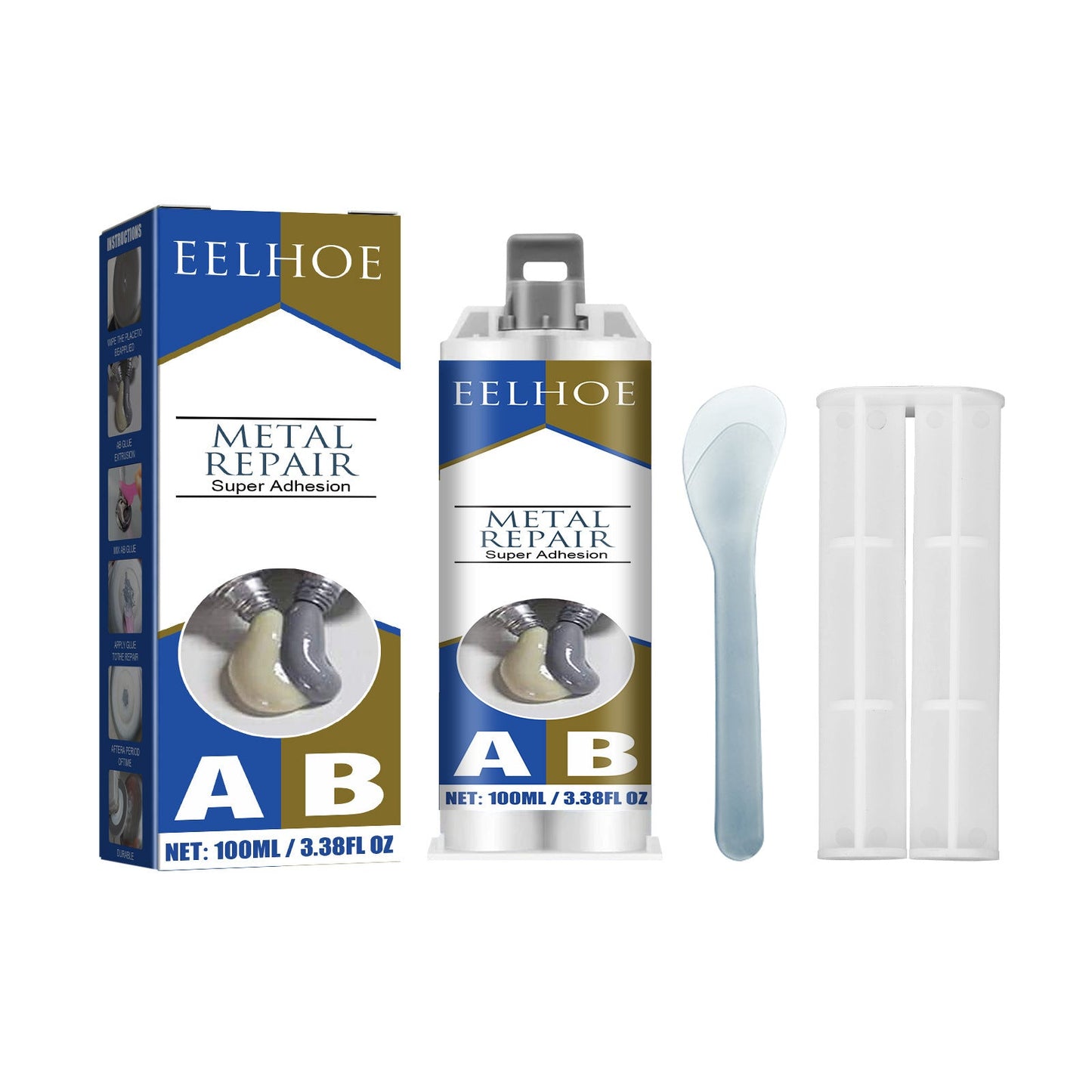 Metal Repair Glue, Crack Filling And Leak Plugging Quick Dry Crack High Temperature Welding Metal Repair Agent