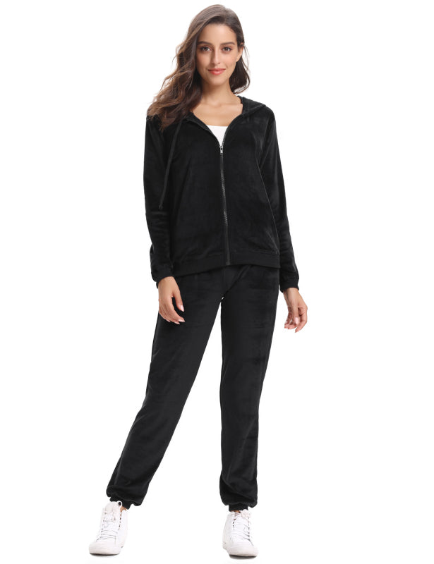 Casual/ Comfortable And Stylishwomen'S Velvet Suit