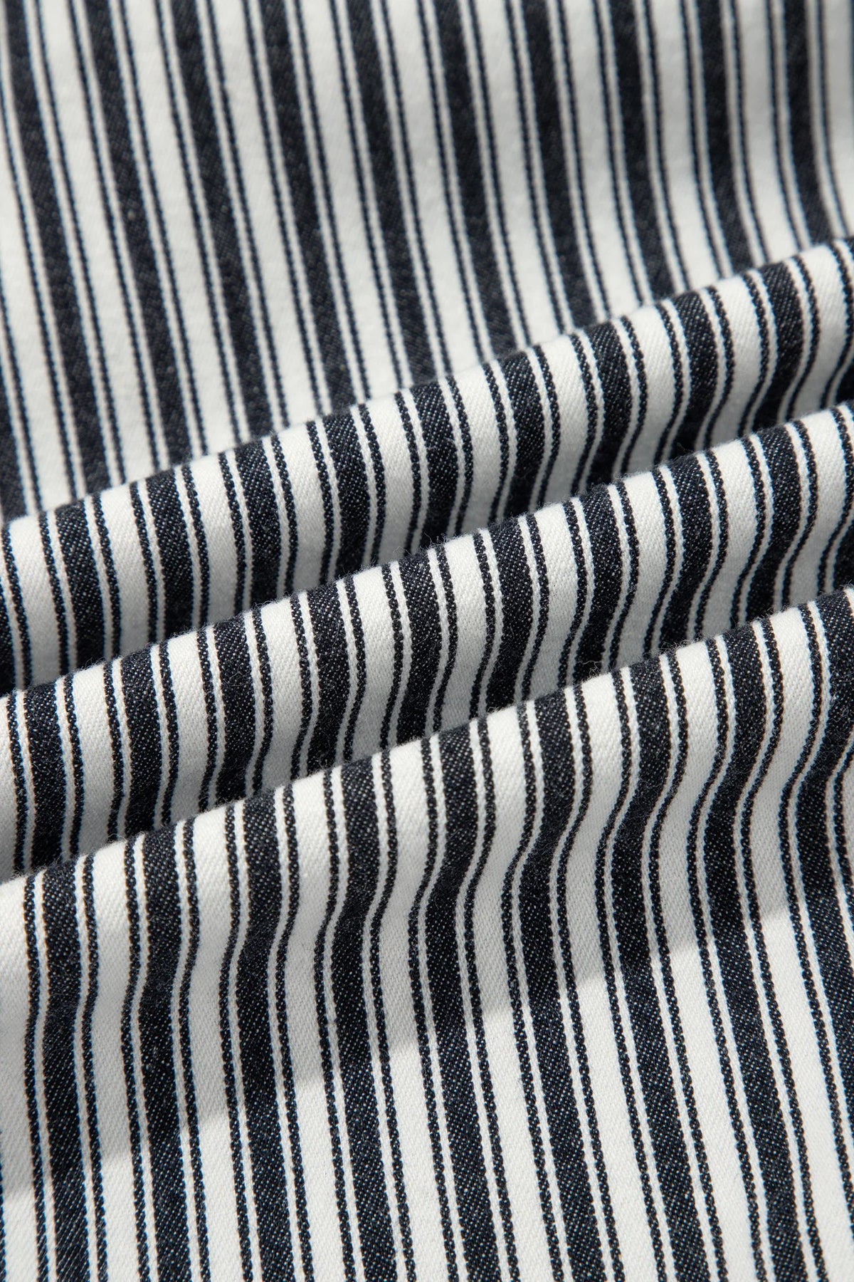 Stripe High Waist Drawstring Loose Pants