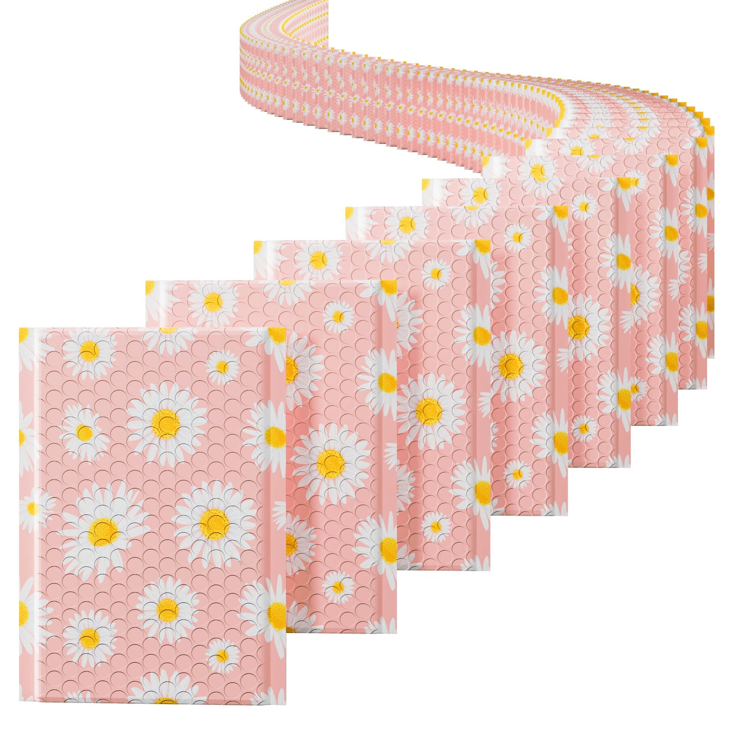 6x10 Inch Color Printing Bubble | Usable Size 6x9" | Mailers Daisy