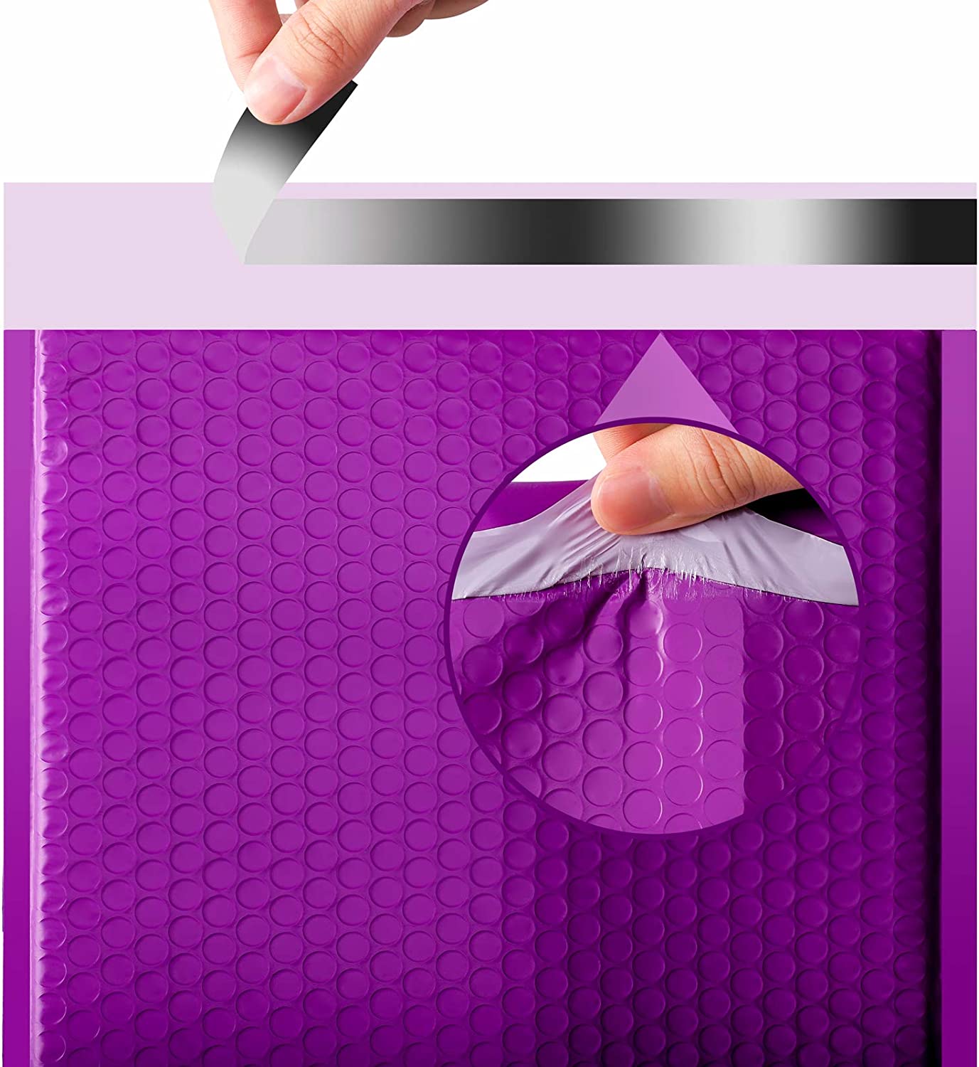 10.5x16 Bubble Mailer #5|Usable Size 10.5x15"| Purple